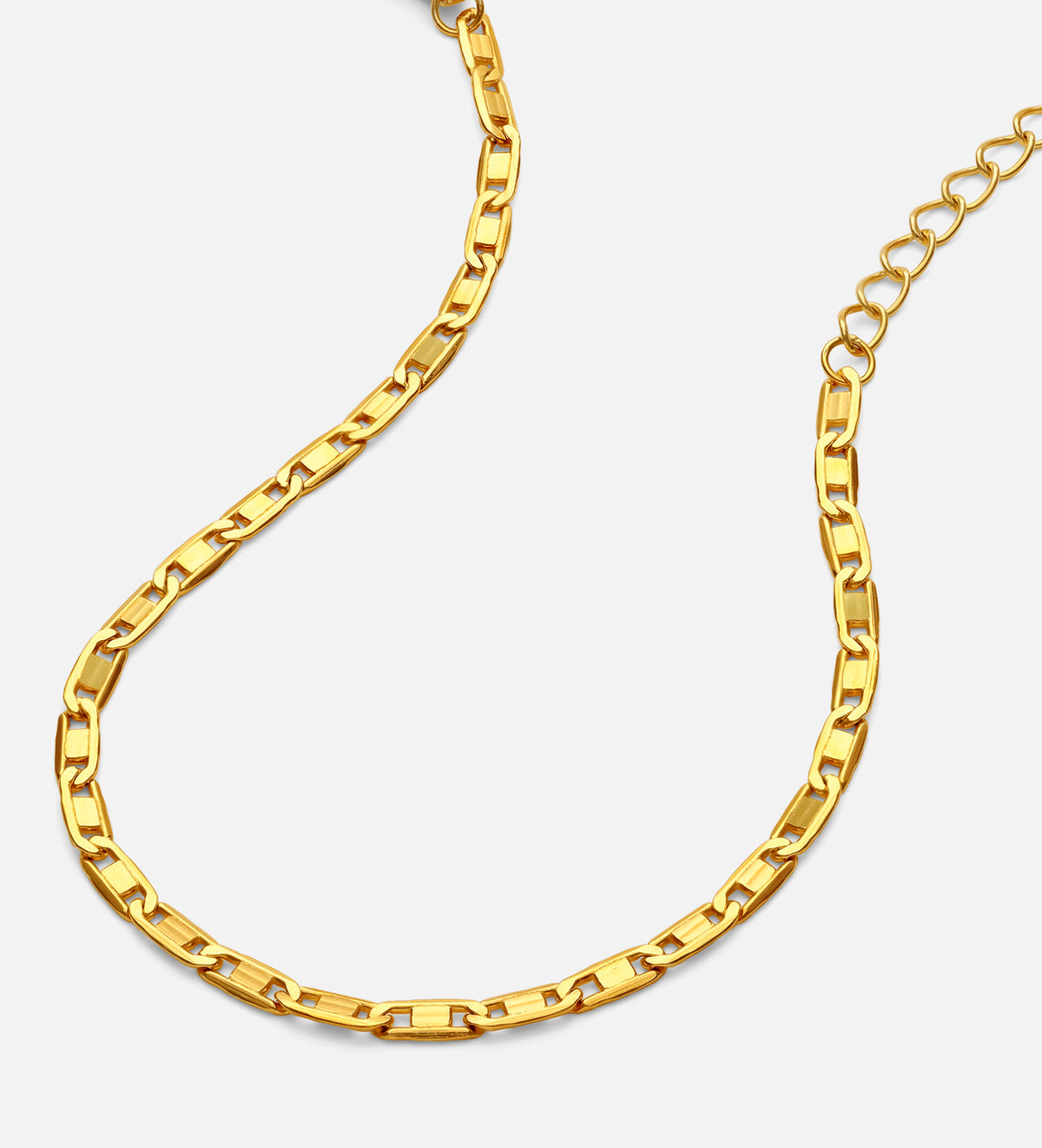Anchor Chain Bracelet in 18k Gold Plating on 925 Silver - Ash & Harry