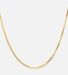 Box Chain Necklace in Gold