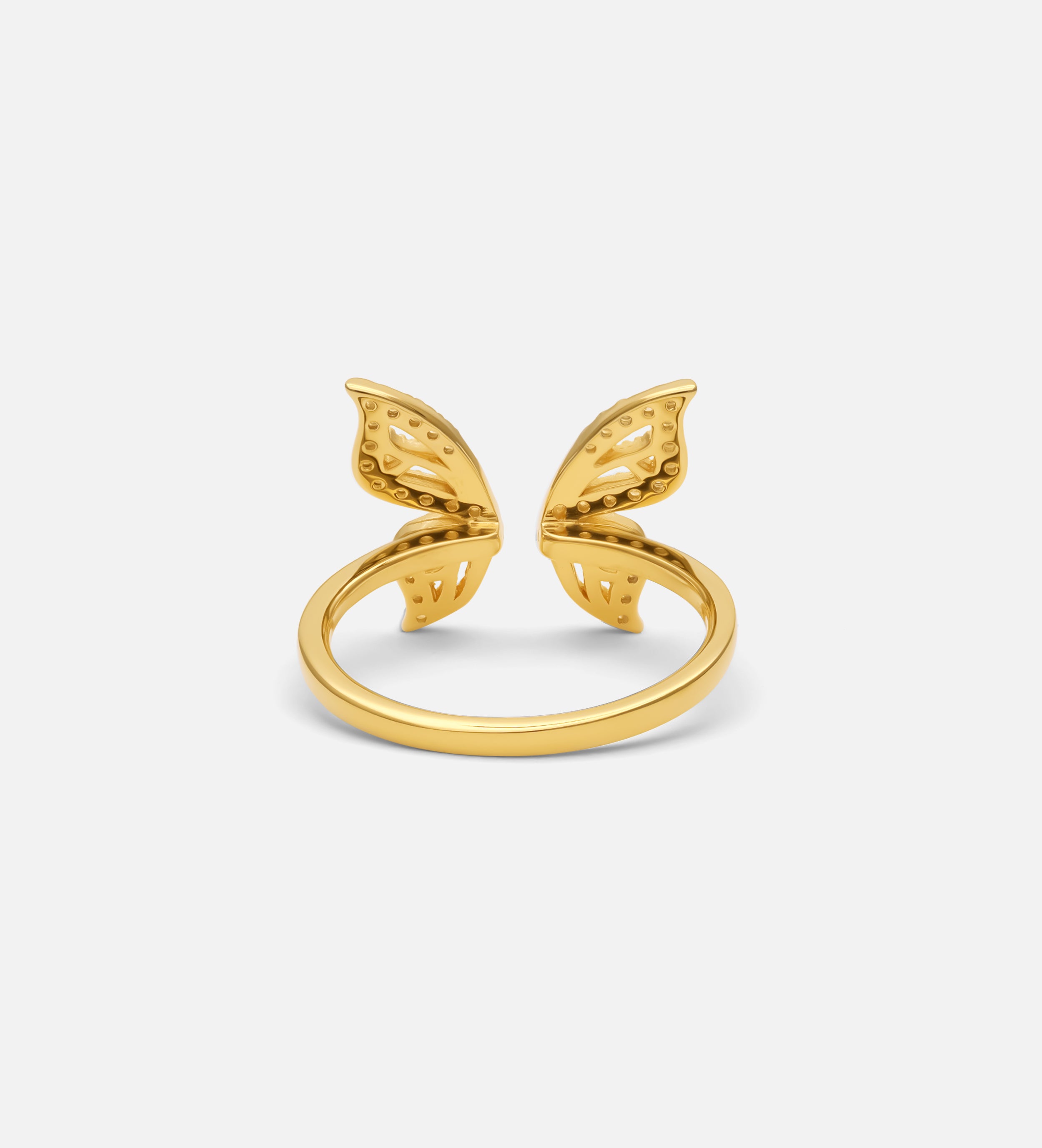 Butterfly Open Ring in Gold