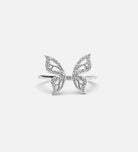 Butterfly Open Ring in Silver