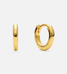 Classic Huggie Hoops in Gold