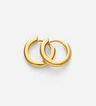 Classic Huggie Hoops in Gold