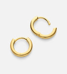 Classic Huggie Hoops in Gold