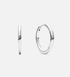 Classic Large Hoops in Silver