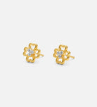Clover Earrings in Gold