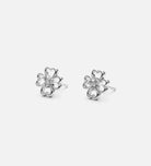 Clover Earrings in Silver