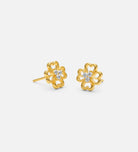 Clover Earrings in Gold