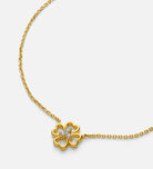 Lucky Clover Necklace in Gold