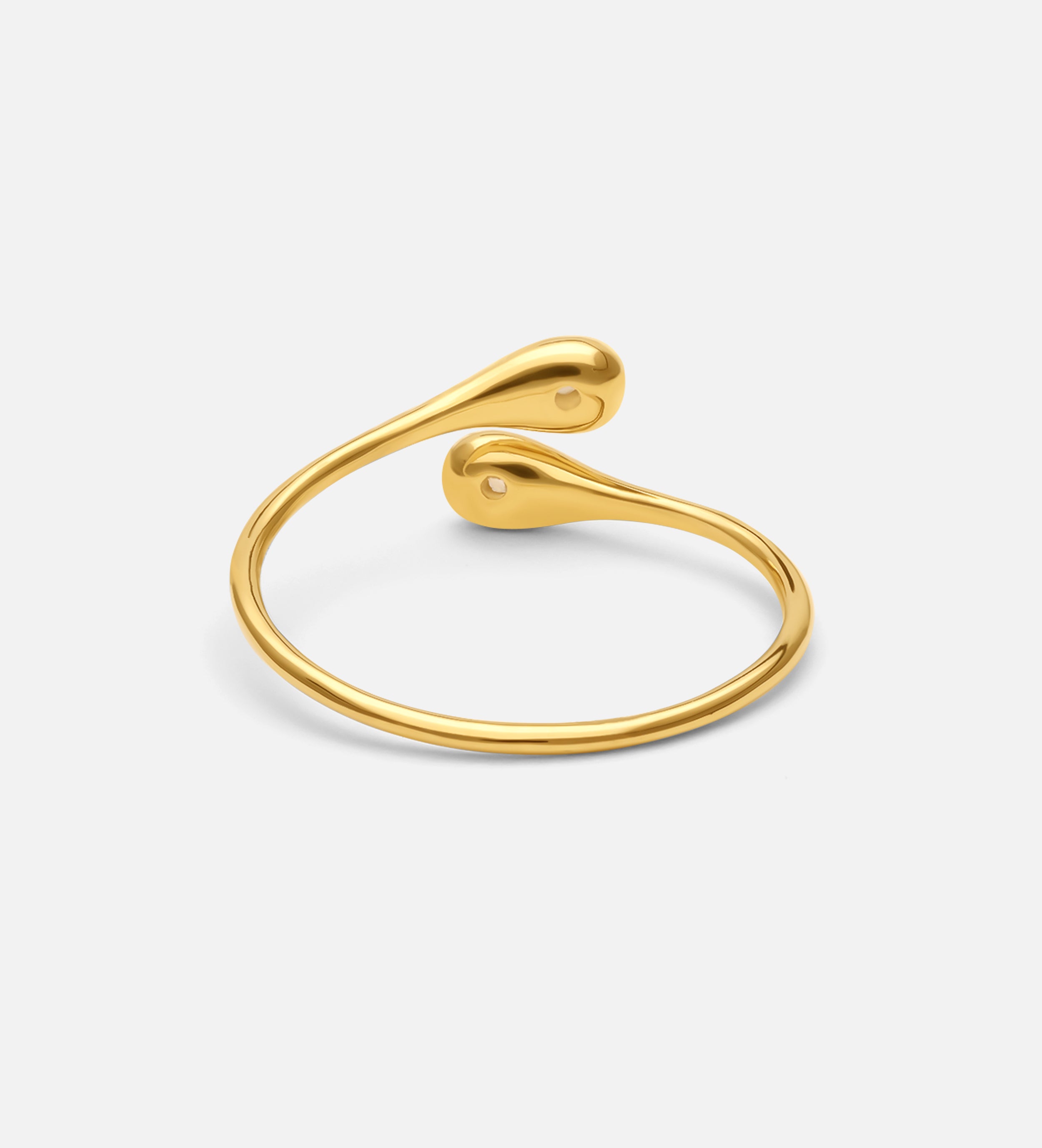 Dew Drops Open Ring in Gold