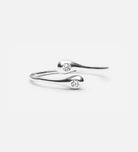Dew Drops Open Ring in Silver