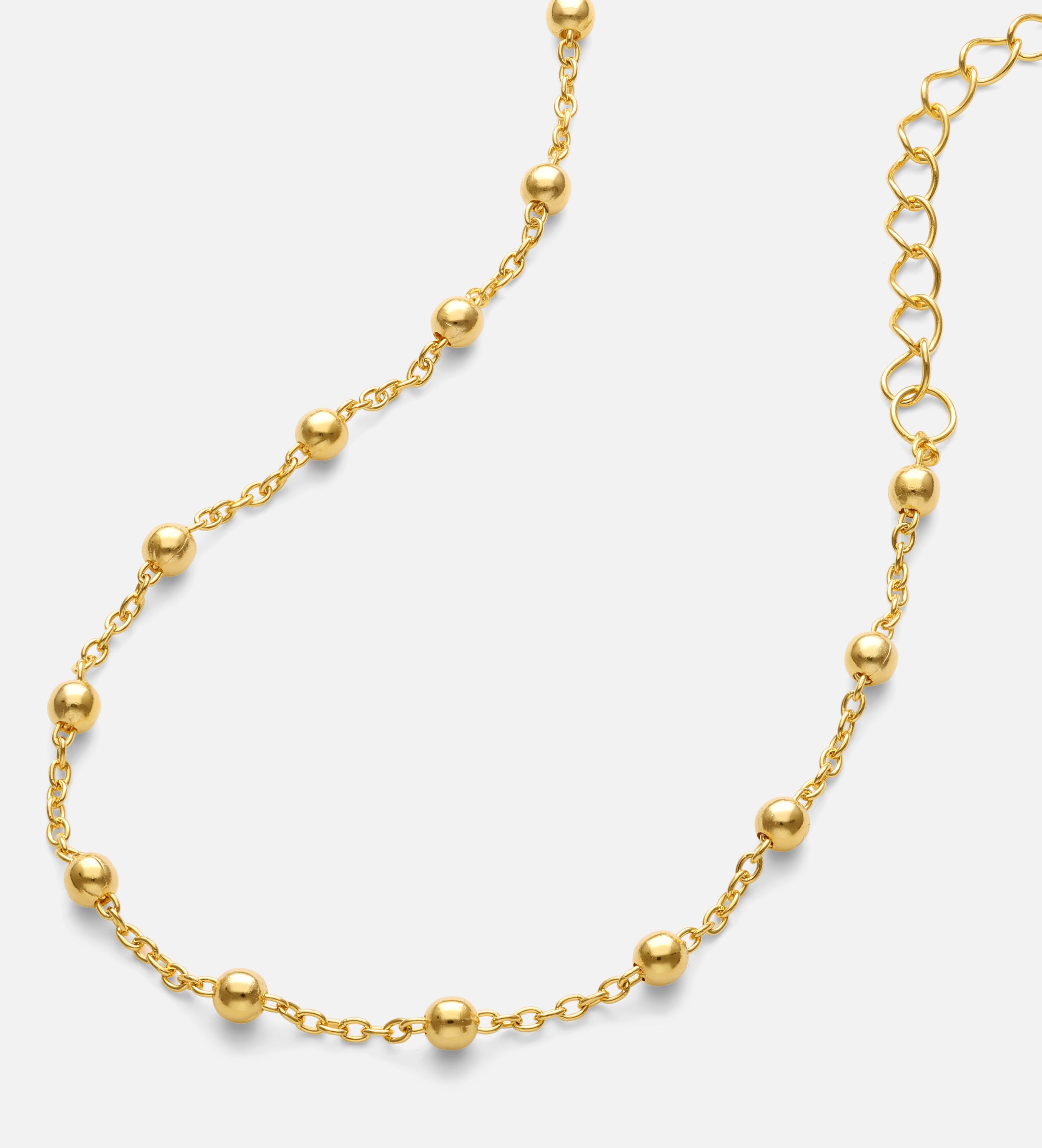 Dotted Chain Bracelet in Gold