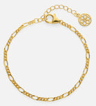 Figaro Bracelet in Gold