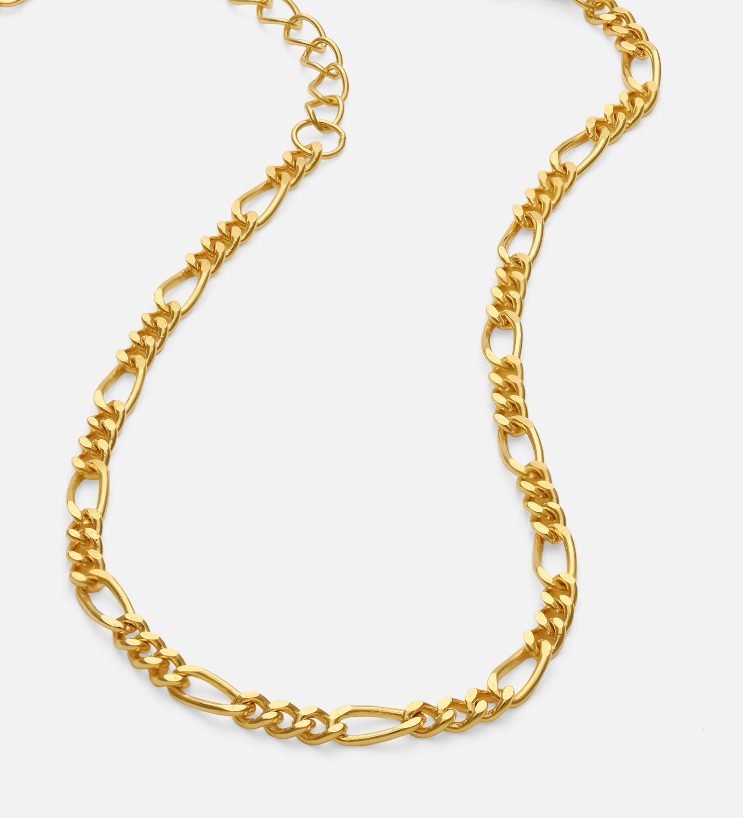 Figaro Bracelet in Gold