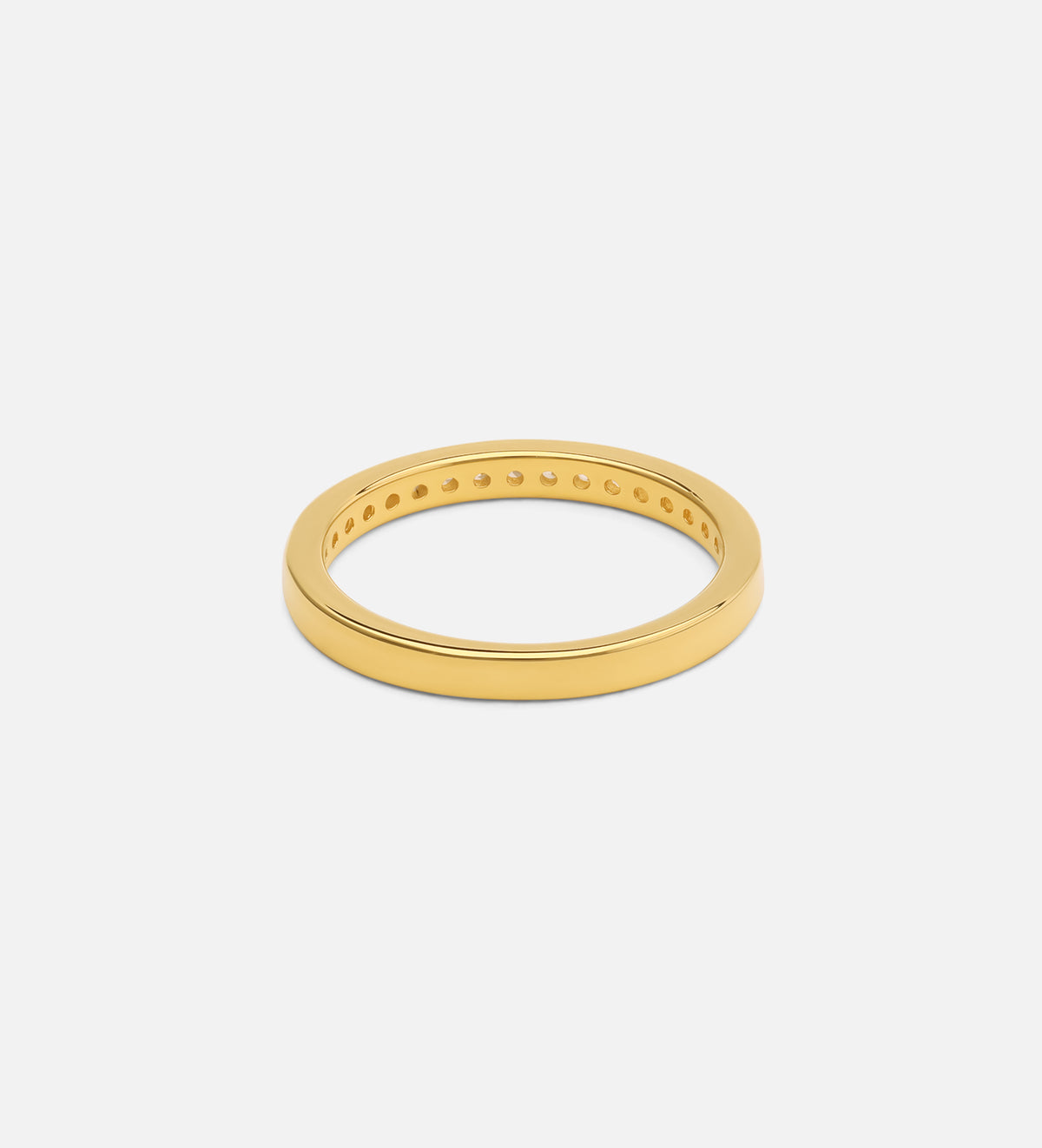 Half Infinity Band in 18k Gold Plating on 925 Silver - Ash & Harry