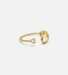 Heart to Heart Ring in Gold