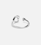Heart to Heart Ring in Silver