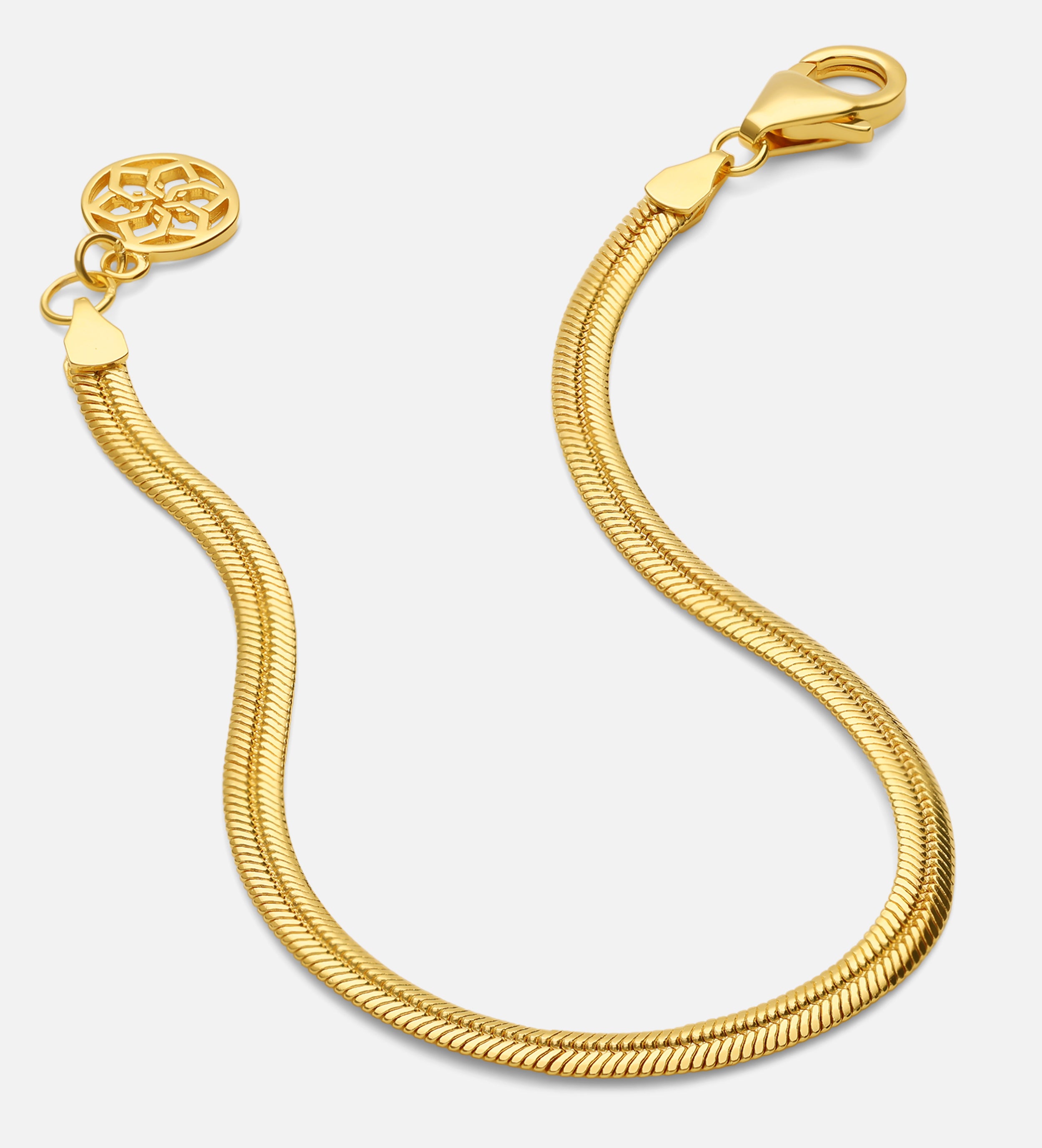 Herringbone Bracelet in Gold