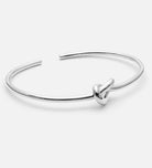 Knot Cuff Bracelet in Silver