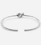 Knot Cuff Bracelet in Silver