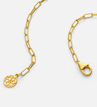 Lock Necklace in Gold