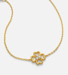 Lucky Clover Bracelet in Gold