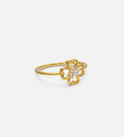 Lucky Clover Ring in Gold