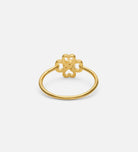Lucky Clover Ring in Gold
