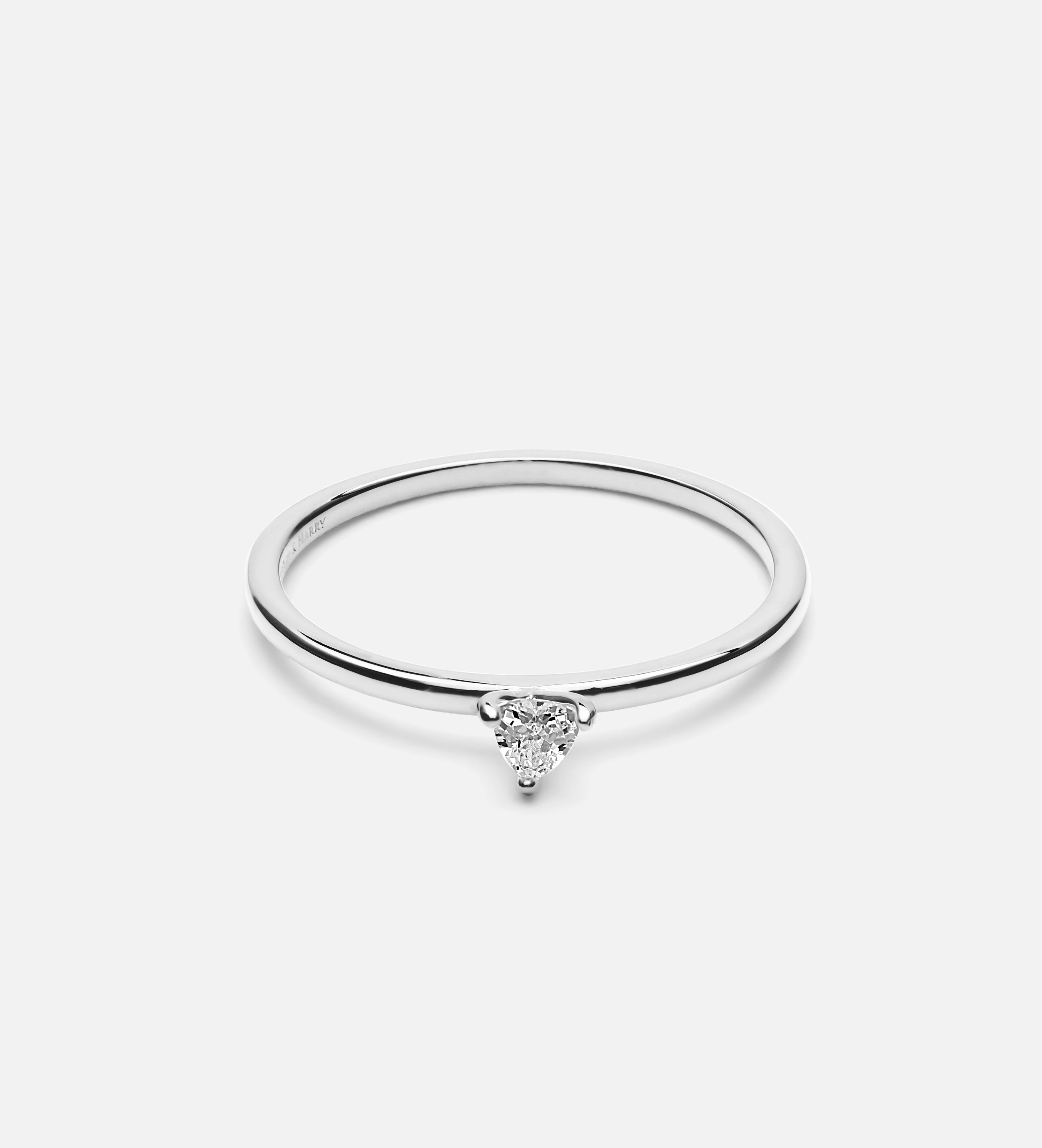 Luna Stacker Ring in Silver