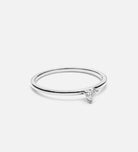 Luna Stacker Ring in Silver