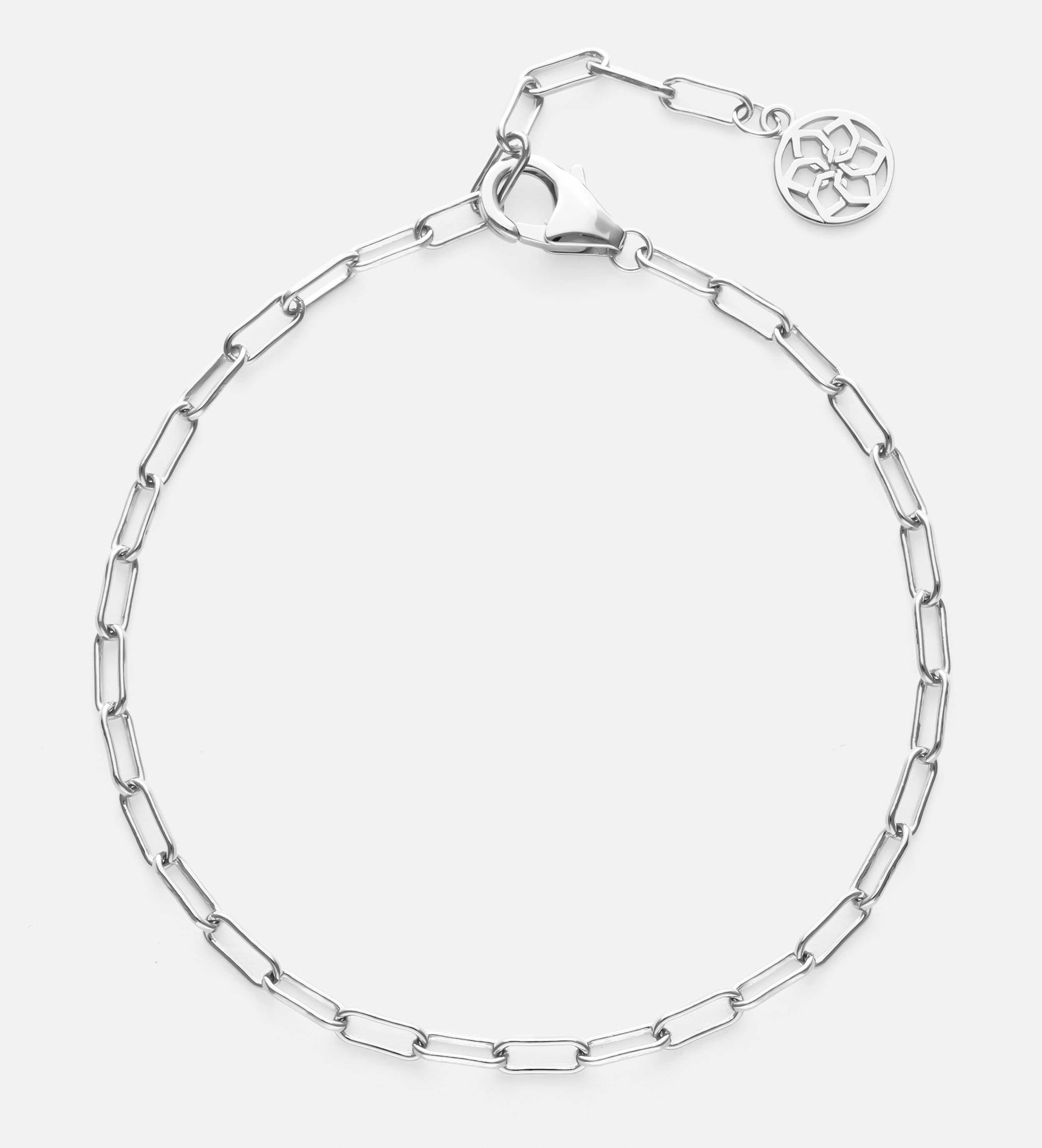 Paperclip Bracelet in Silver