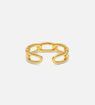 Paperclip Ring in Gold