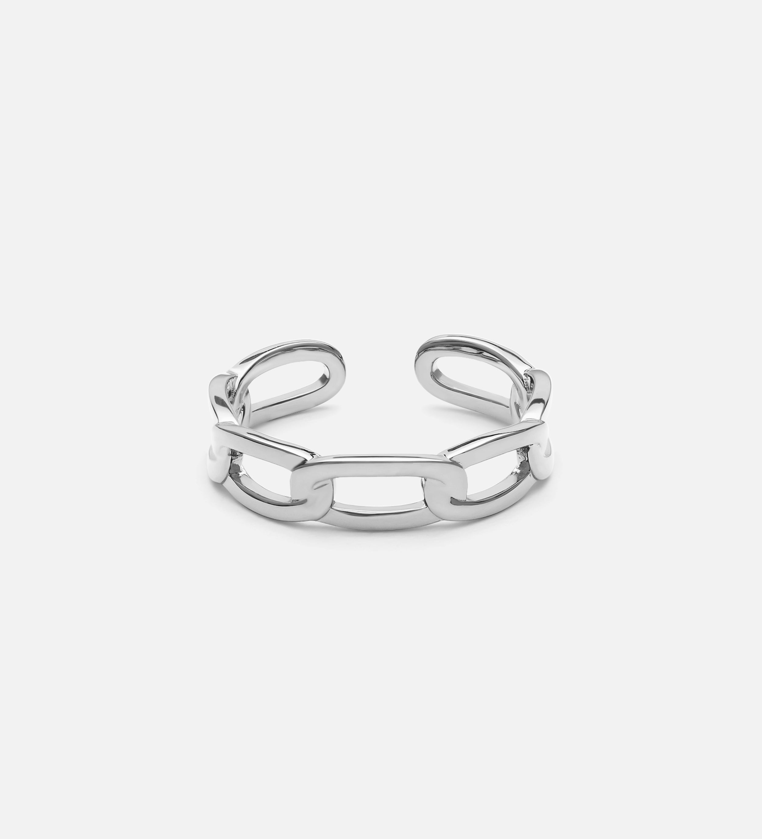Paperclip Ring in Silver