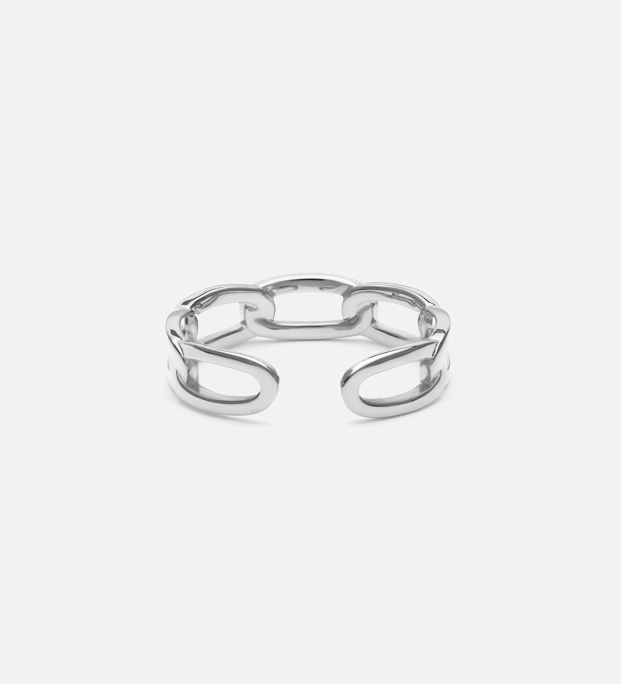 Paperclip Ring in Silver