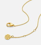 Pave Butterfly Necklace in Gold