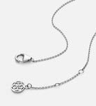 Pave Butterfly Necklace in Silver