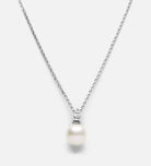Pearl Pendant Necklace in Silver