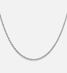 Rope Chain Necklace in Silver