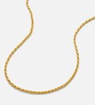 Rope Chain Necklace in Gold