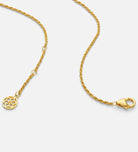 Rope Chain Necklace in Gold