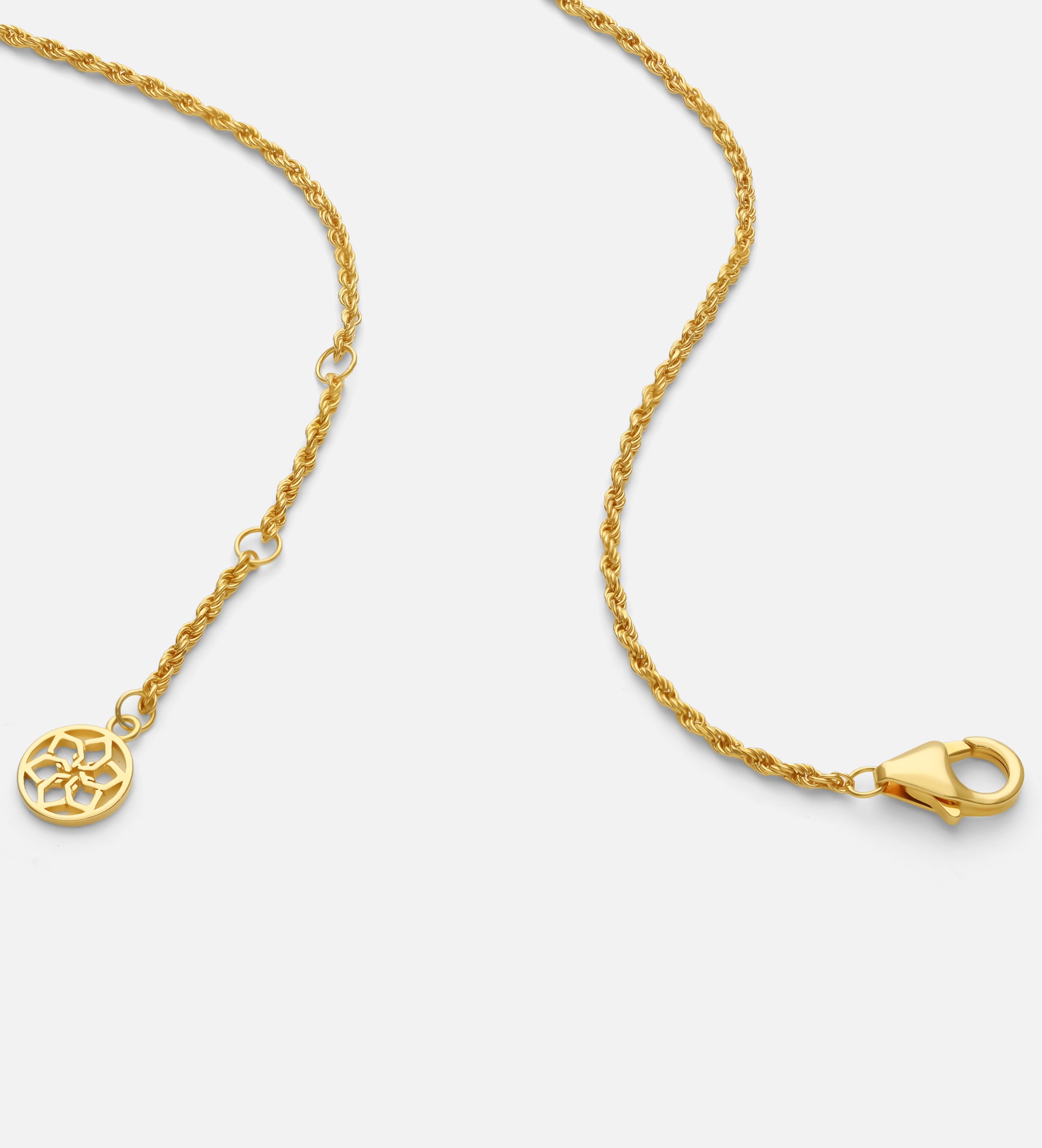 Rope Chain Necklace in Gold