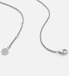 Rope Chain Necklace in Silver