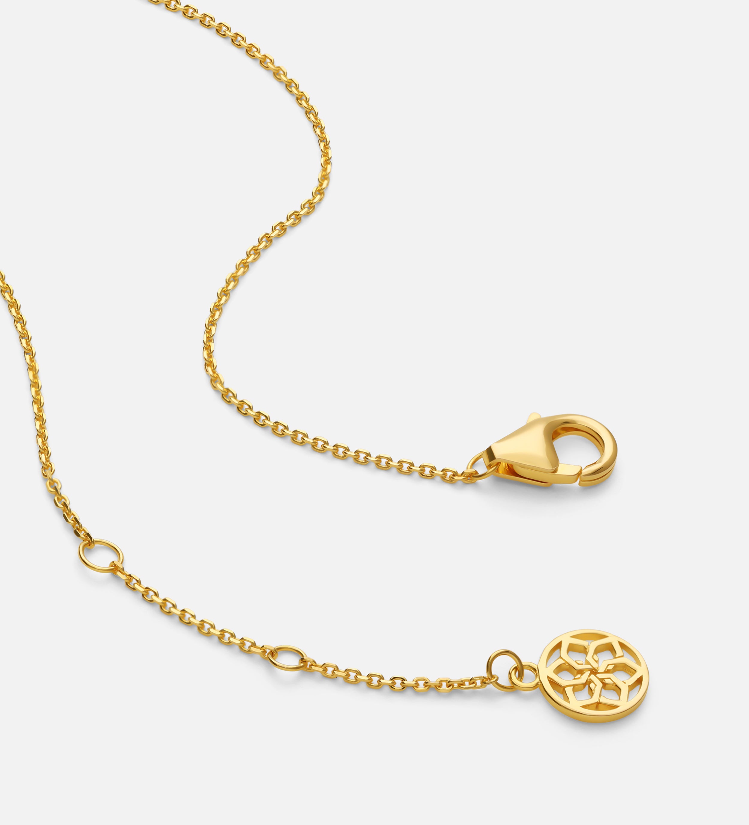 Solitaire Pendant Necklace in Gold