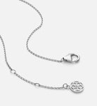 Solitaire Pendant Necklace in Silver