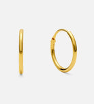 Thin Small Hoops in Gold