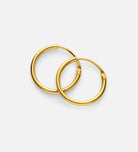 Thin Small Hoops in Gold