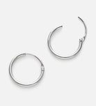 Thin Small Hoops in Silver