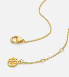 Triple Ring Necklace in Gold