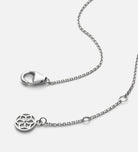 Triple Ring Necklace in Silver