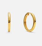 Tube Large Hoops in Gold