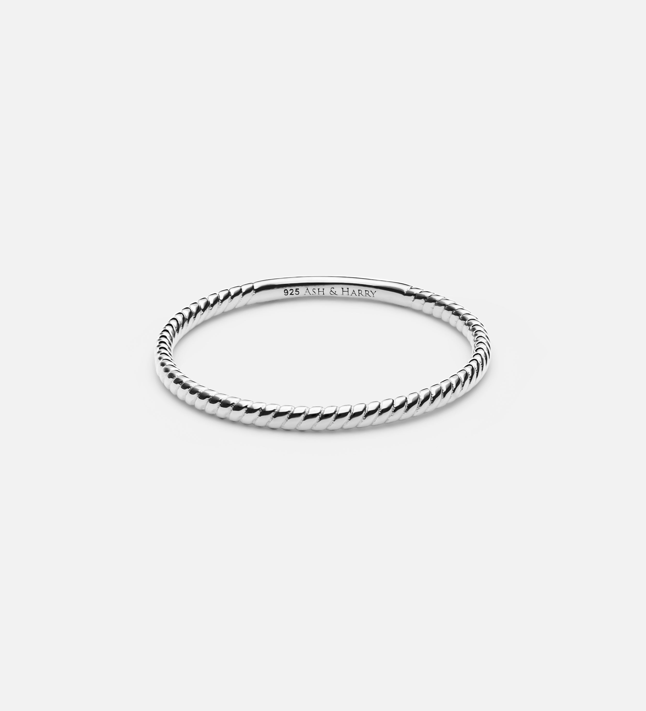 Twist Ring in Silver